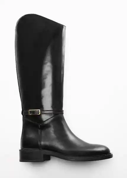 Botas Trote Negro Talla 42 Mujer Mango