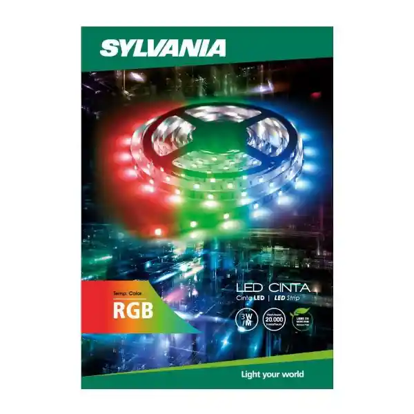 Sylvania Cinta Led Multicolor 15w P27689-19