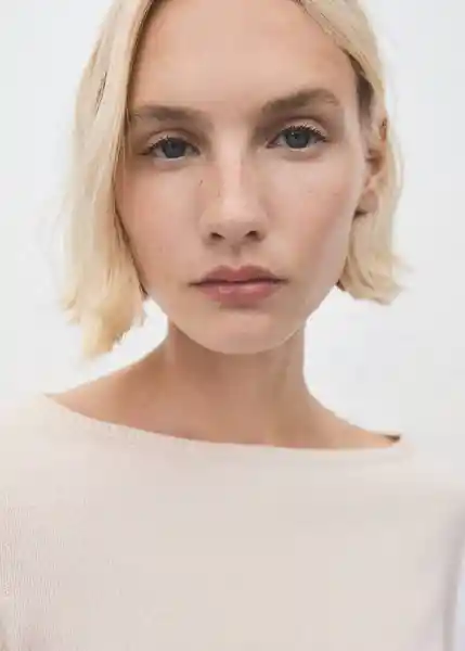 Saco Jersey Seeds Crudo Talla M Mujer Mango