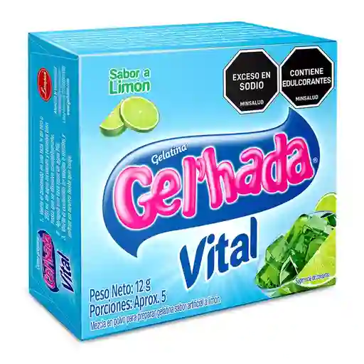 Gel'hada Gelatina Limón