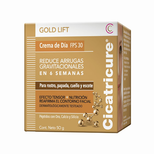 Crema Facial Cicatricure Gold Dia + Crema Facial Noche + Contorno Ojos Pack