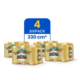 Cerveza Andina Lata 330 Ml por 24 Unidades