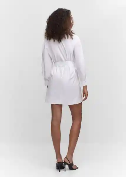 Vestido Pop-H Off White Talla S Mujer Mango