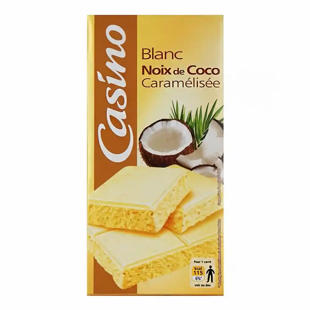 Casino Chocolate Blanco con Coco