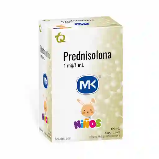 Mk Solución Oral Sabor a Uva Prednisolona (1 mg/mL) 120 mL