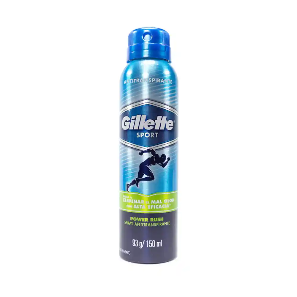 Gillette Desodorante Sport Power Rush en Spray