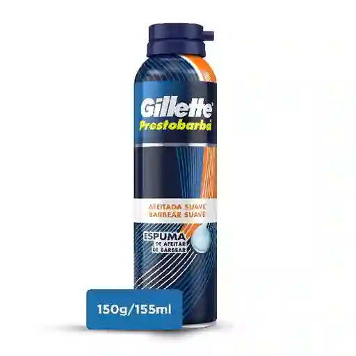 Gillette Prestobarba Afeitada Suave Espuma Para Afeitar 150 g
