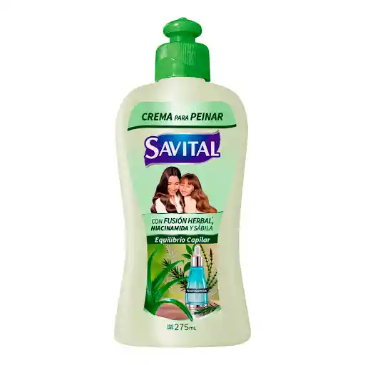 Crema de Peinar Savital Fusion Herbal Botella