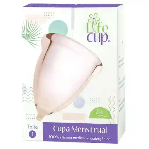 Lifecup Copa Menstrual Transparente Talla 1