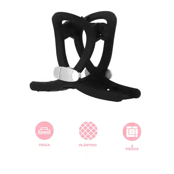 Set de Pinzas Para Cabello Serie Dark Miniso