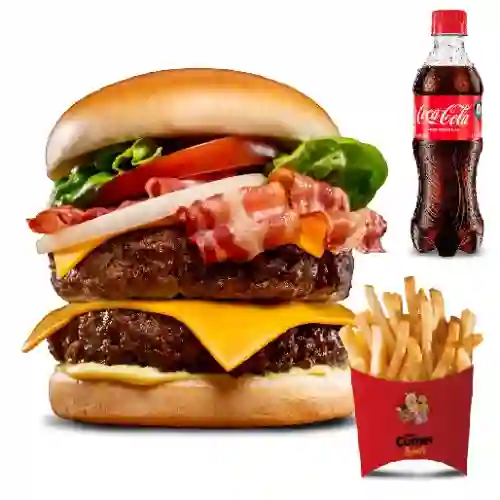 Combo Doble Angus + Coca-cola 400 ml
