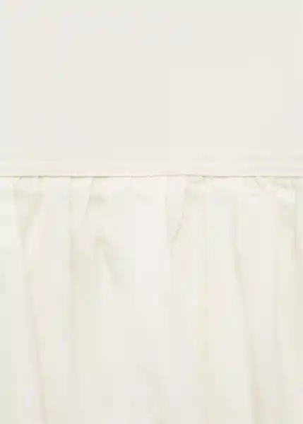 Vestido Bubble Blanco Talla M Mujer Mango