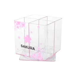 Organizador de Plástico Giratoria Blooming Night Rosa Miniso