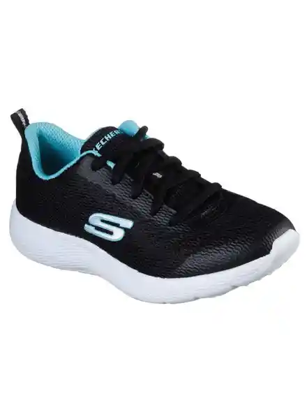 Skechers Tenis Niño Dyna Lite Negro Talla 13