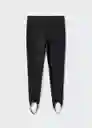 Leggings Alamar Negro Talla Xs Mujer Mango