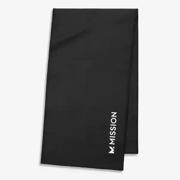 Mission Toalla Refrescante y Transpirable Negra