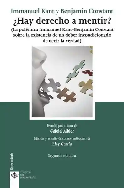 Hay Derecho a Mentir - Kant Immanuel / Constant Benjamin