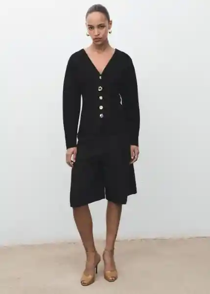 Chaqueta Dali Negro Talla S Mujer Mango