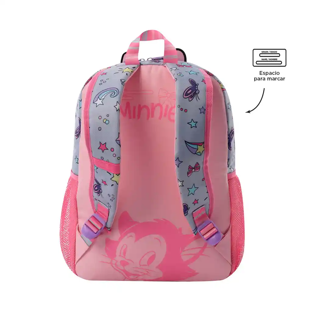 Morral Para Niña Minnie Mediano Gris