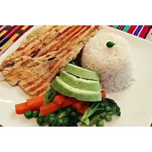 Corrientazo con Pechuga a la Plancha