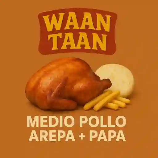 Medio Pollo Asado