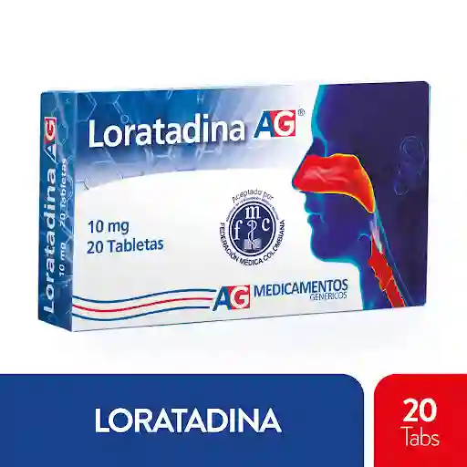 American Generics Loratadina Tabletas (10 mg)