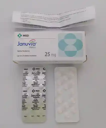 Januvia 25Mg Caja X 28 Comprimidos