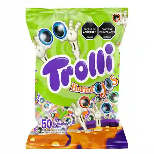 Trolli Gomas de Gelatina Sabores Surtidos Horror Ojos