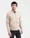 Chaqueta Utility Bomber Beige Incienso Medio Talla L Chevignon