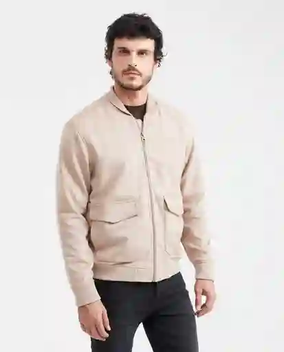 Chaqueta Utility Bomber Beige Incienso Medio Talla L Chevignon