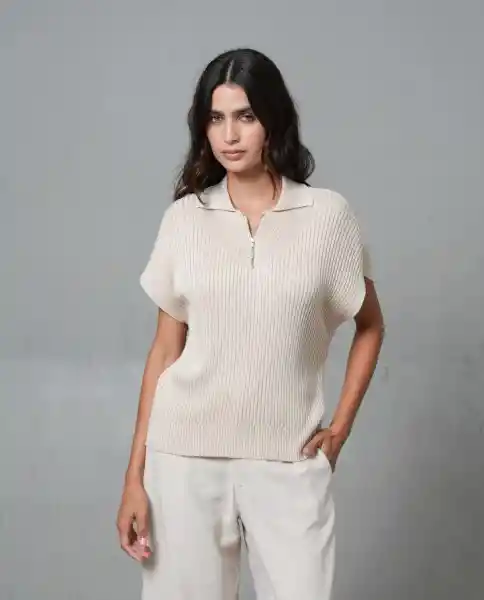 Buzo Mujer Beige M 282G006_BEI141209 Rifle