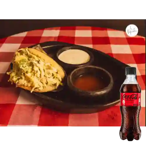 Combo Arepa Reina Pepiada +Cocacola S/az 400ml