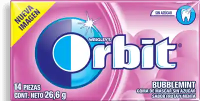 Orbit Goma de Mascar Bubblemint 