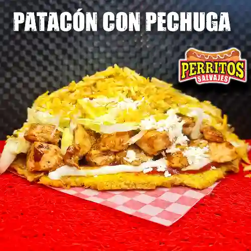 Patacón con Pechuga