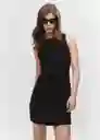 Vestido Noemi Negro Talla M Mujer Mango