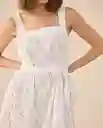 Vestido Blanco 0 Claro Talla M 691G210 Esprit
