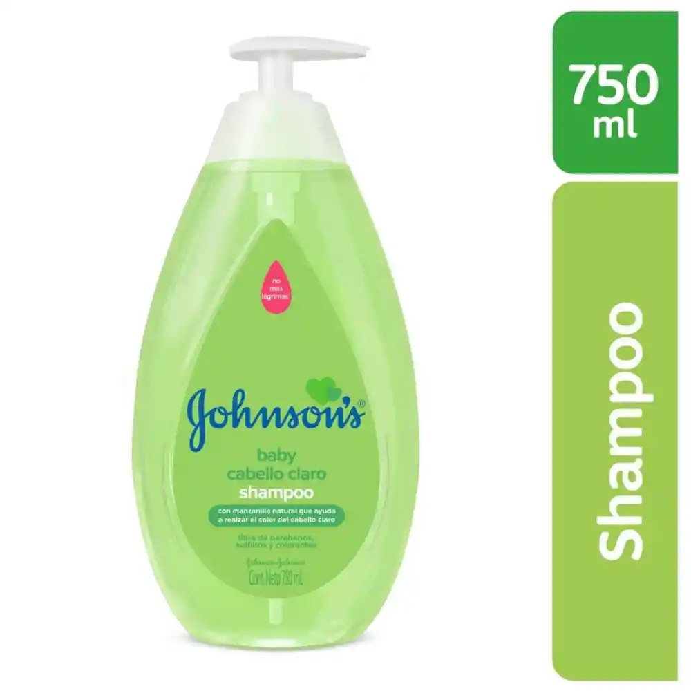 Shampoo Bebé JOHNSON'S Manzanilla 750 ML