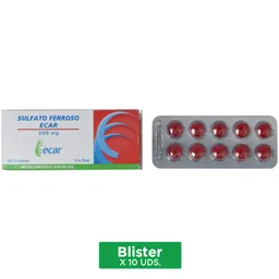 Ecar Sulfato Ferroso (200 mg)