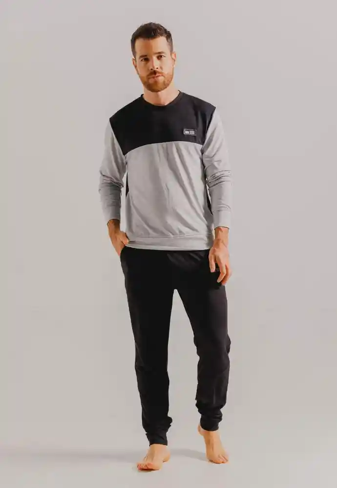 Pantalon Largo Pijama M-negro