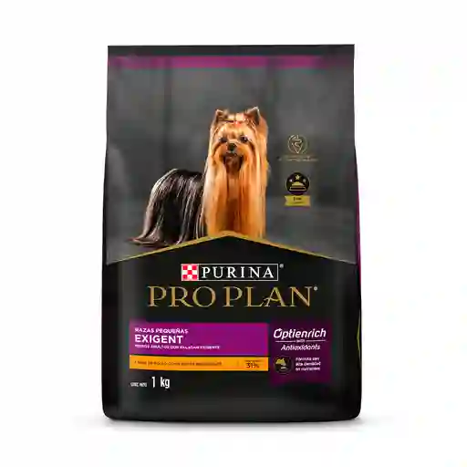 Comida para perros adultos paladares exigentes razas pequeñas Purina Pro Plan x 1 kg