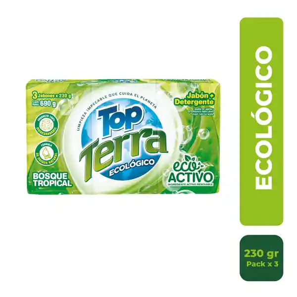 Top Terra Jabón en Barra Para Ropa 690 g