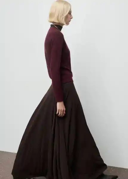 Saco Jersey Seedsun Granate Talla XS Mujer Mango