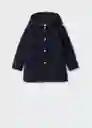 Abrigo Sandra5 Navy Talla 09 Niña Mango