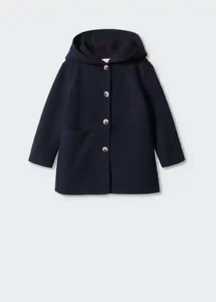 Abrigo Sandra5 Navy Talla 09 Niña Mango
