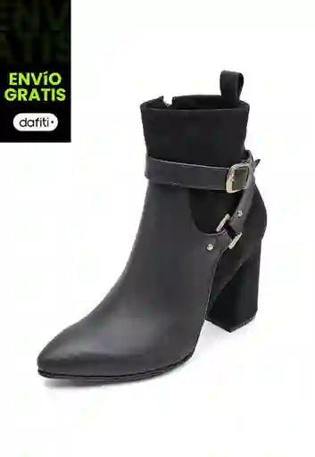 Botines Dama Negro Talla 38 122 Tellenzi