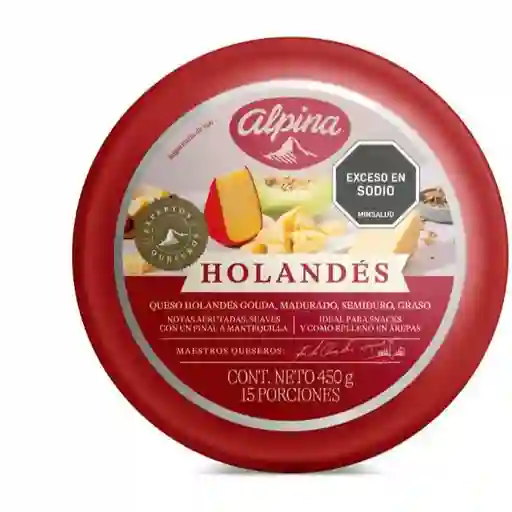 Queso holandés bloque 450 gr
