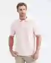 Camiseta Polo Classic Hombre Rosa Turbío Talla L Chevignon