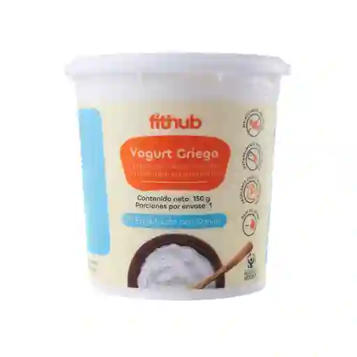 Fithub Yogurt Griego con Stevia Bajo en Grasa