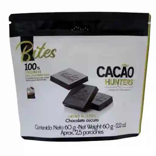 Barras Chocola Osuro Colo 100% Cacao Hunters