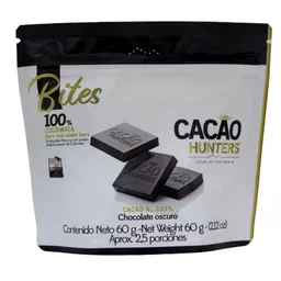 Barras Chocola Osuro Colo 100% Cacao Hunters